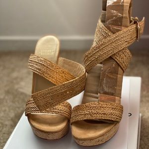 Stuart Weitzman wedge sandals